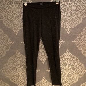 XS Hue Leggings Black with White Speckling